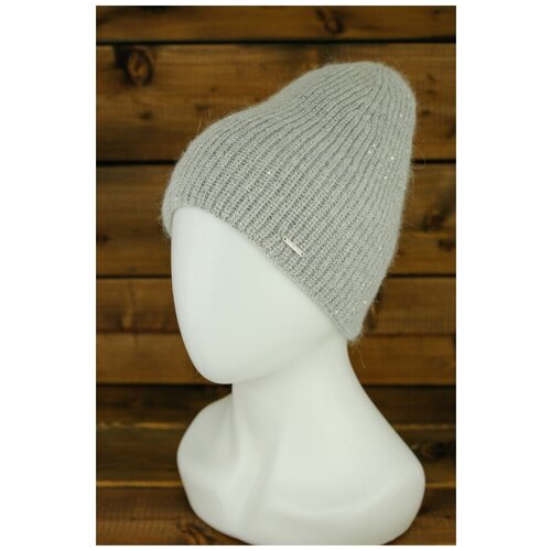 Шапка Marhatter, размер 56-58, серый шапка marhatter демисезон зима размер 56 58 серый