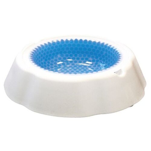 Миска пластиковая охлаждающая 0,45л FRESH миска nobby охлаждающая пластиковая fresh 950 мл белый голубой 0 95 л 1 8 см