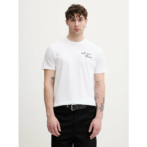 фото Футболка calvin klein jeans, 1 шт., размер xl, белый