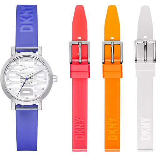 фото Наручные часы dkny soho, белый, синий