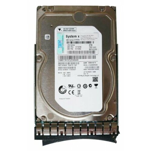 Жесткий диск Lenovo 81Y3864 2Tb 7200 SATAIII 35 HDD 2759000₽