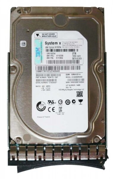 Жесткий диск 2TB Lenovo 81Y9794 (35" SATA 72K)