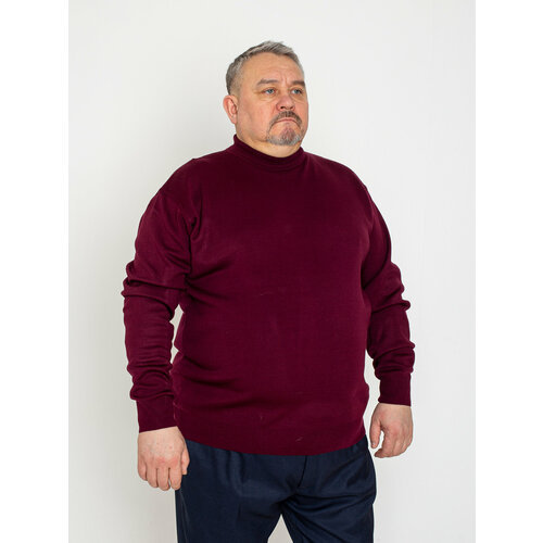 фото Пуловер , размер 6xl, бордовый l,onn