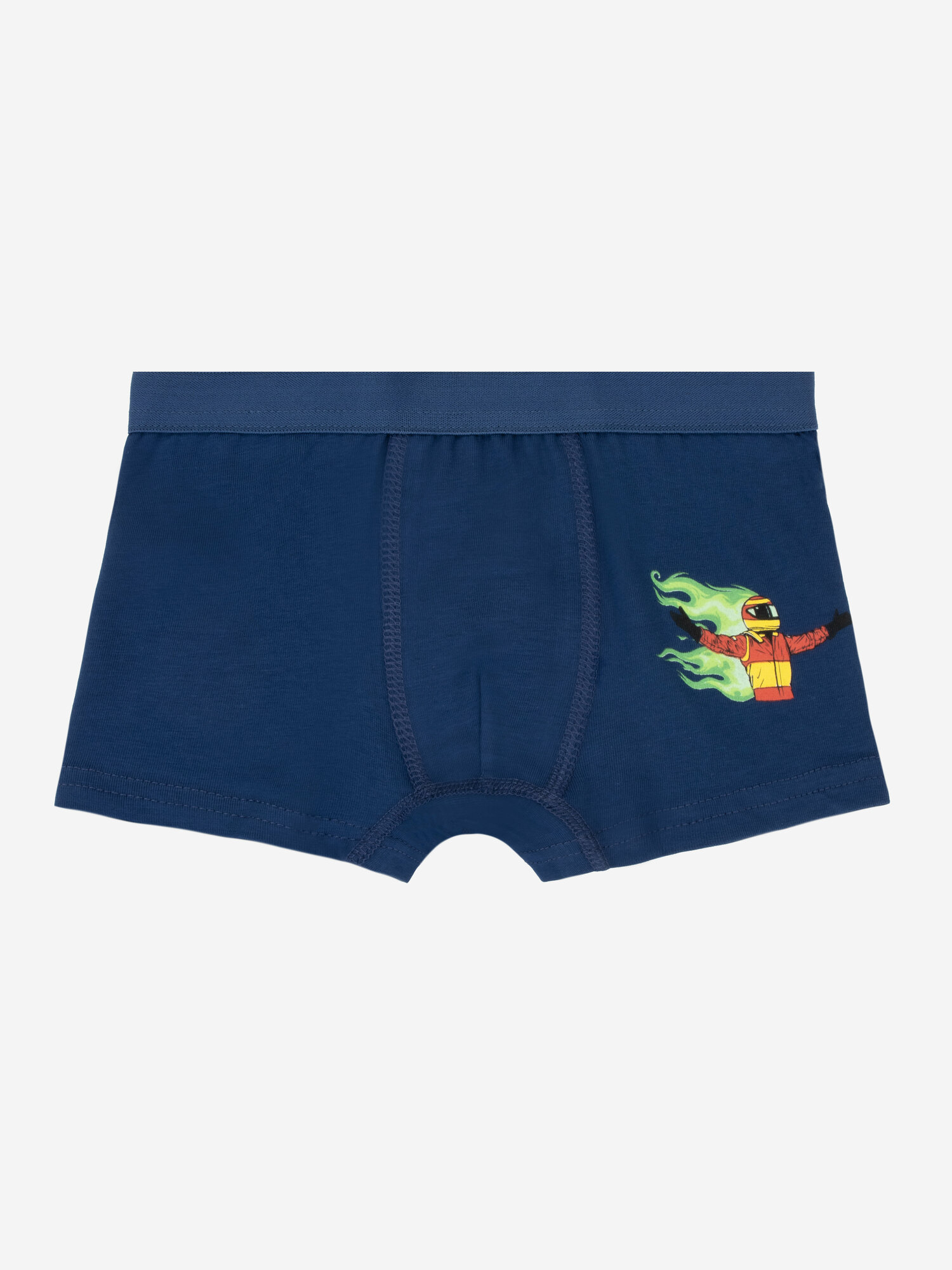 Трусы QUTEX, 5 шт., размер 122-134, красный, хаки, оранжевый, синий — фото 1