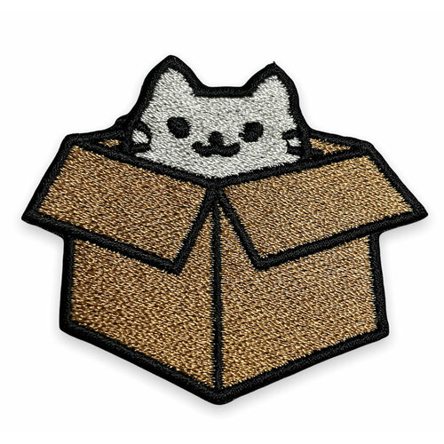 Патч кот в коробке