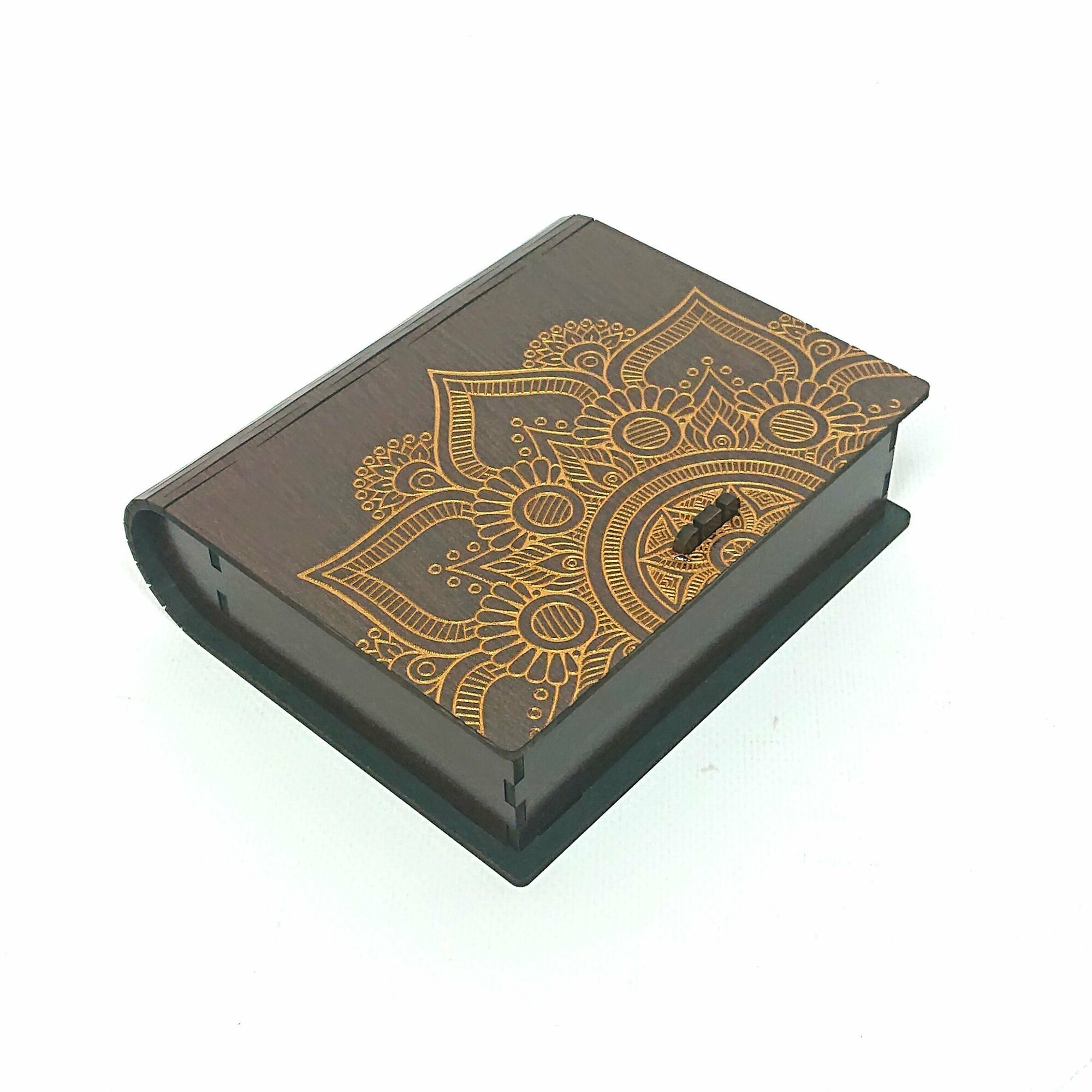 фото Шкатулка Книга с узором