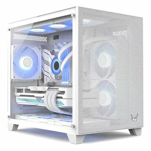 Корпус mATX Formula Crystal Z5 TG, Mini-Tower, без БП, белый