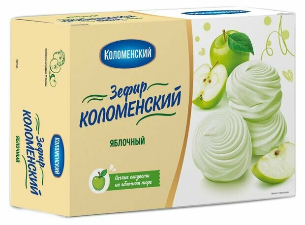 Зефир Коломенский яблочный 250г