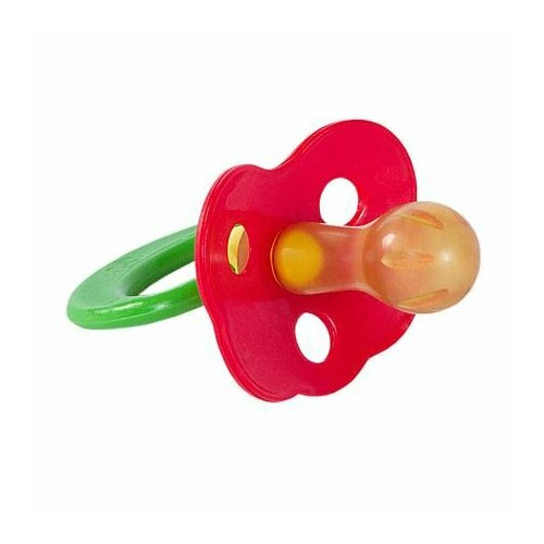 Пустышка латексная с кольцом Ягодка с рождения