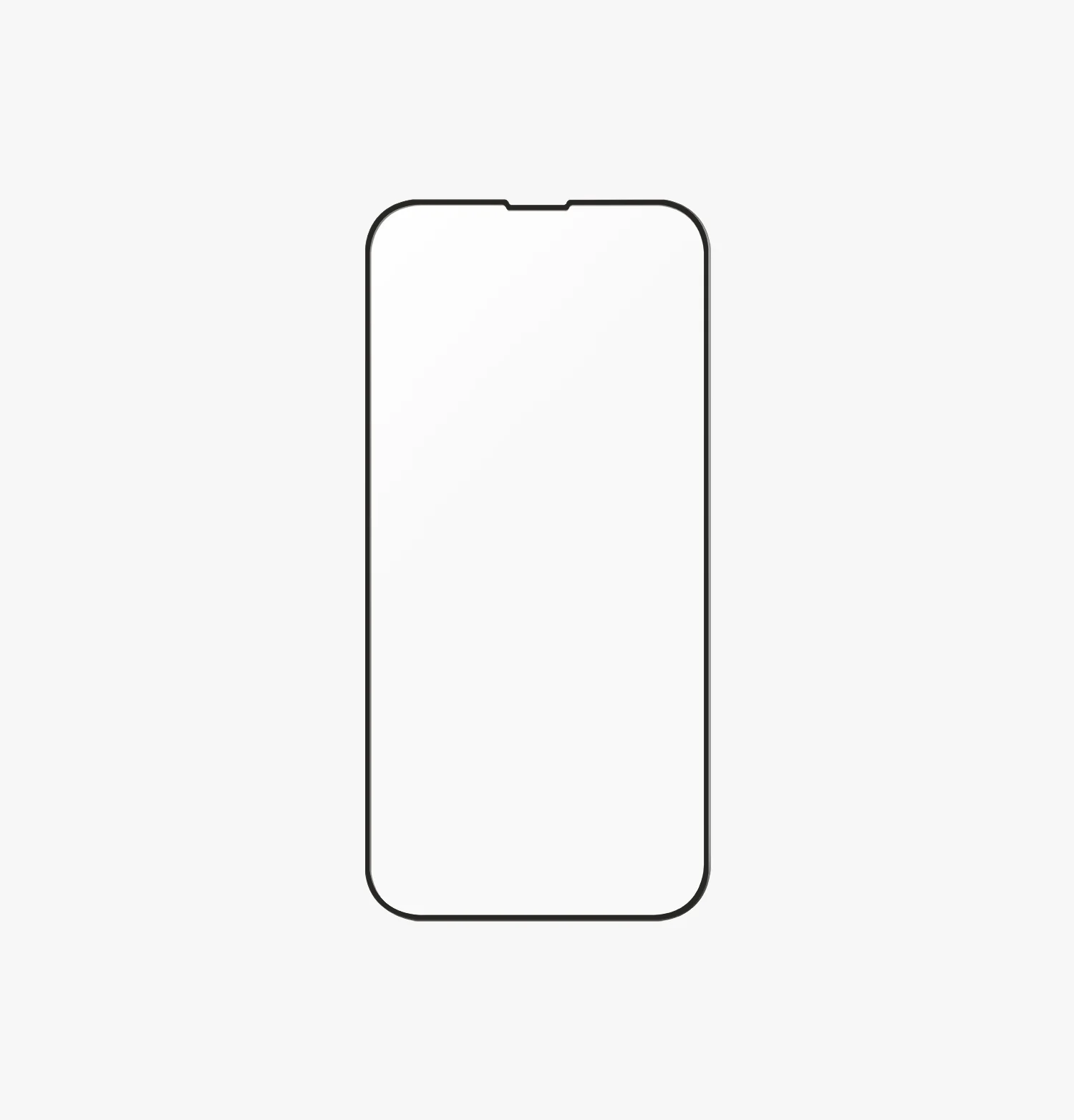 Защитное матовое стекло Uniq Optix Matte (+installer) для iPhone 16 Pro с черной рамкой — фото 1