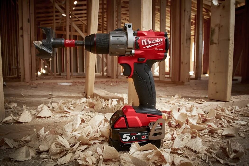 Аккумуляторная ударная дрель-шуруповерт Milwaukee M18 FPD2-0X, 18 В, 135 Нм, 2000 об/мин, 32000 уд/мин, без АКБ и ЗУ, в кейсе, - фото №12