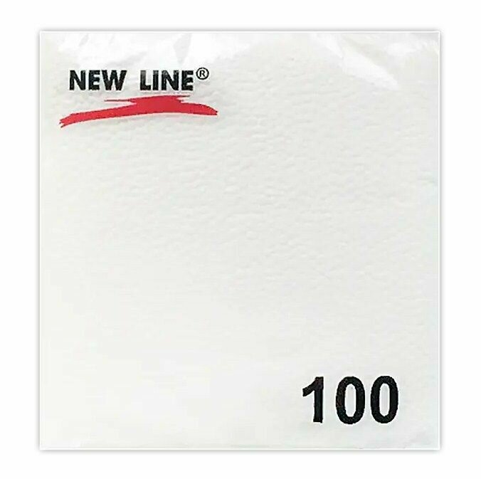 Новая линия Салфетки бумажные, белые, 100 шт, 6 уп - фотография № 2