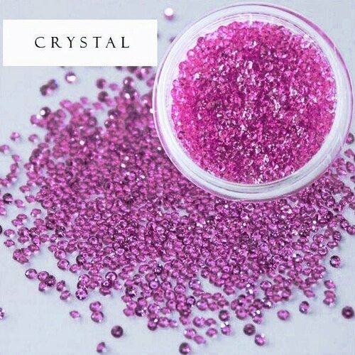 Хрустальная крошка сиреневая №1024 Zoo Nail Art 1000 шт 1 bottle micro beads crystal nail art caviar beads nail art rhinestone nail glitter diy crystal glass balls nail decorations