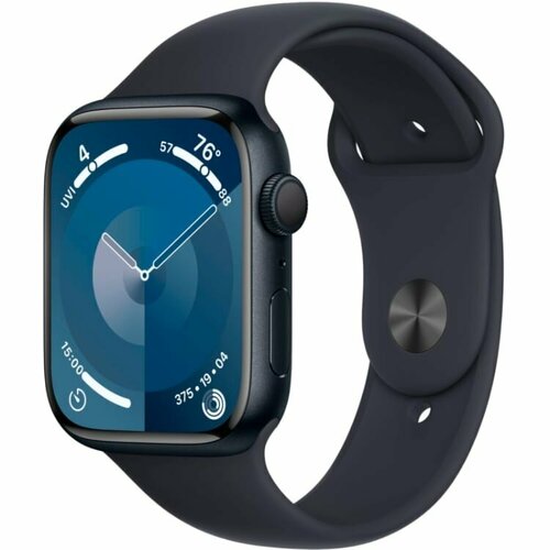 Apple Watch Series 9 GPS 45mm Aluminum Case with Sport Band SM Midnight Тёмная ночь MR993 5998000₽