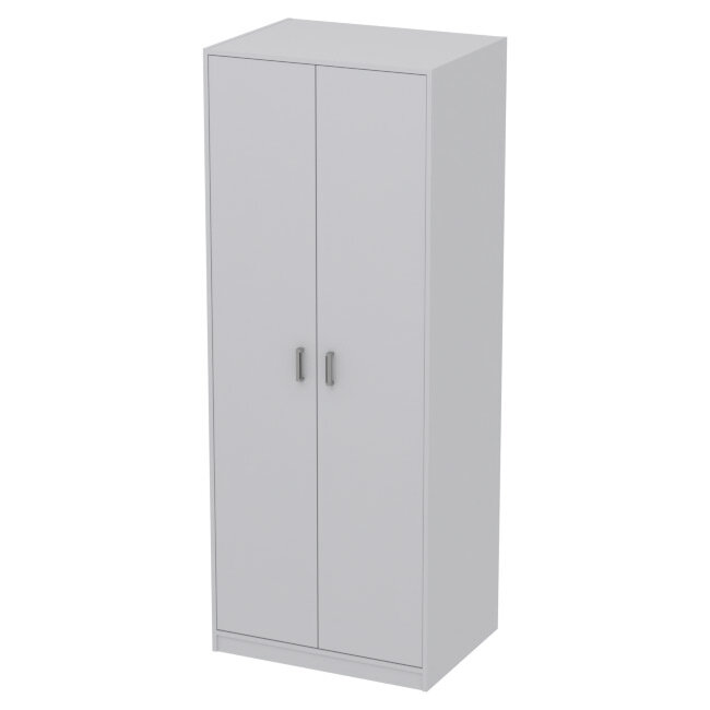 Шкаф Меб-фф Офисный шкаф для одежды ШО-6+С-19 цвет Серый 77/58/200 см