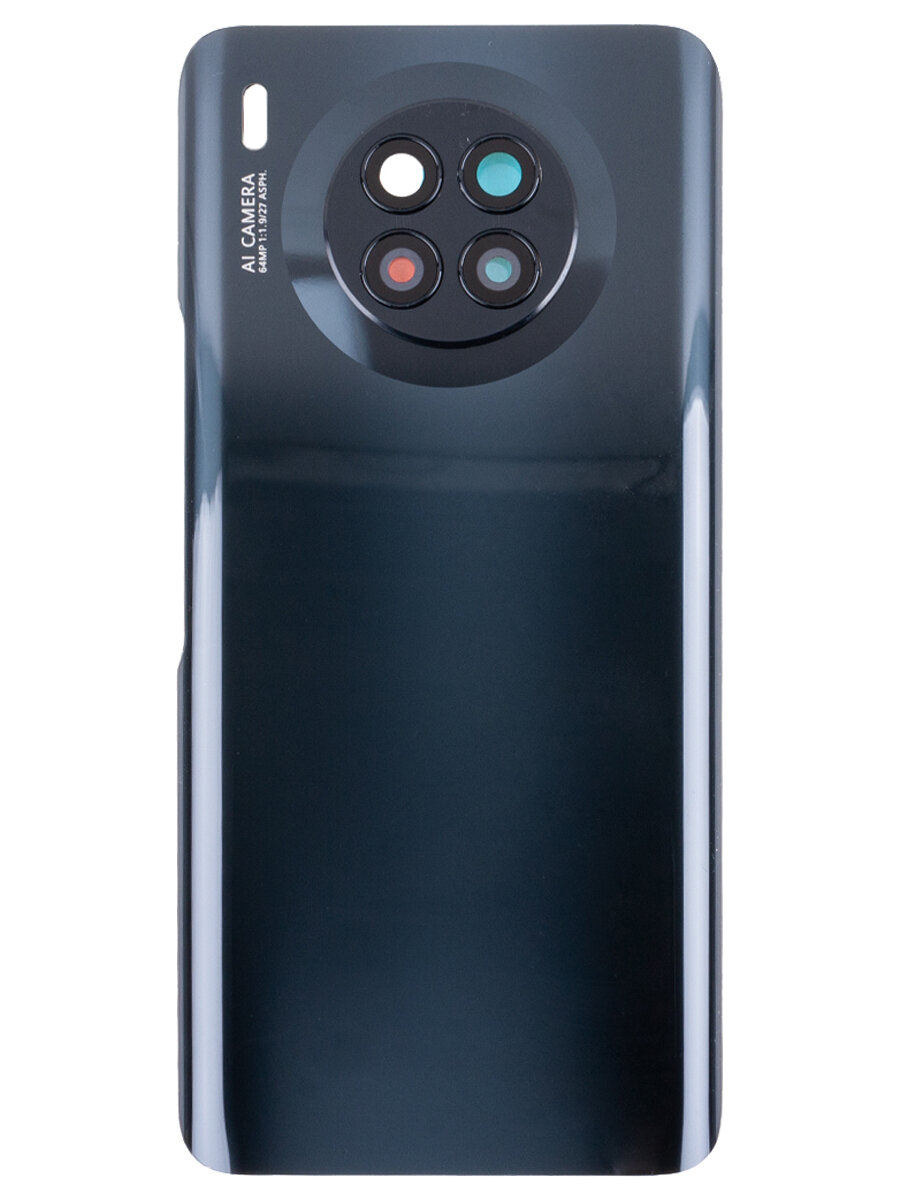 Задняя крышка для Huawei Honor 50 Lite (черная) (premium)