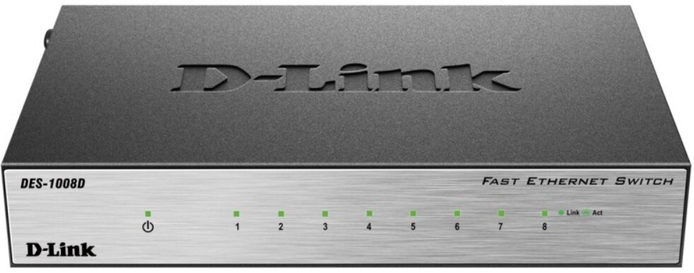 Коммутатор D-Link DES-1008D/L2B