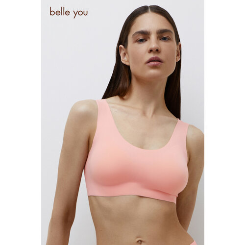 фото Топ belle you invisible, размер m/l, коралловый