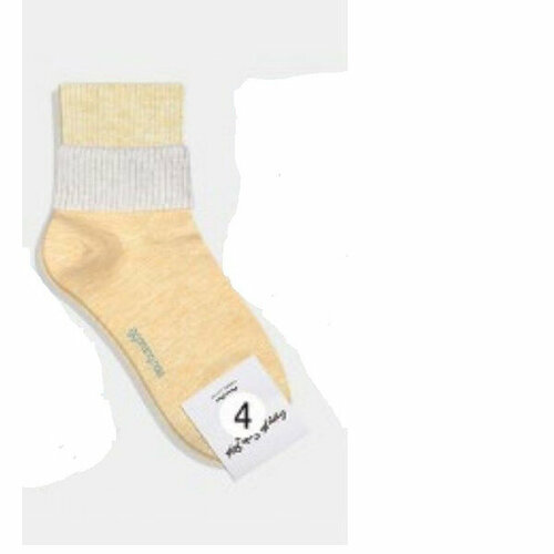 Носки GGRN, размер 35/39, желтый носки носик размер 35 39 желтый