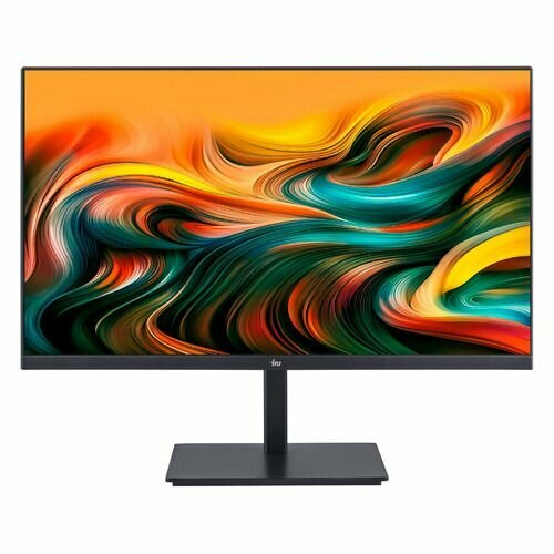 Монитор iRU Малахит 24F01H R, 23.8, черный монитор pinebro 27 mf 2703ad черный ips led 5ms 16 9 hdmi m m матовая has piv 1000 1 250cd 178гр 178гр 1920x1080 75hz vga dp fhd 4 55кг