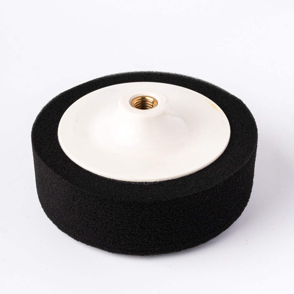 Полировальный поролоновый диск 150х50 мм, Колир. Черный (мягкий)