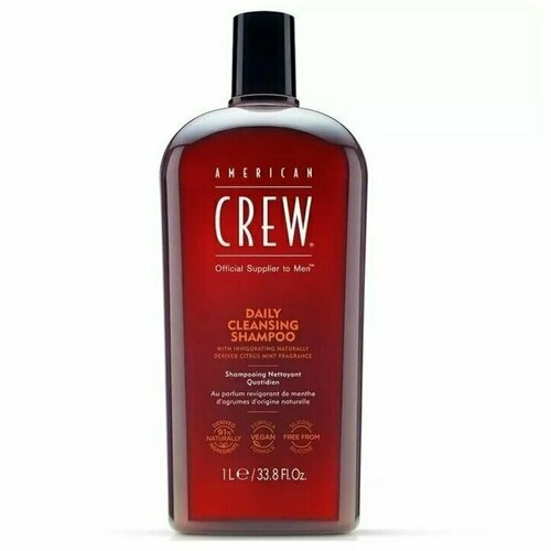 American CREW DAILY CLEANSING 1 л США. Шампунь ежедневный очищающий. уход за волосами american crew шампунь для ежедневного ухода за волосами daily cleansing shampoo