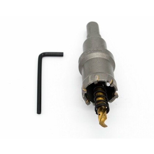 Твердосплавная коронка по металлу с победитом и центрирующим сверлом Skole, TCT, 25 мм