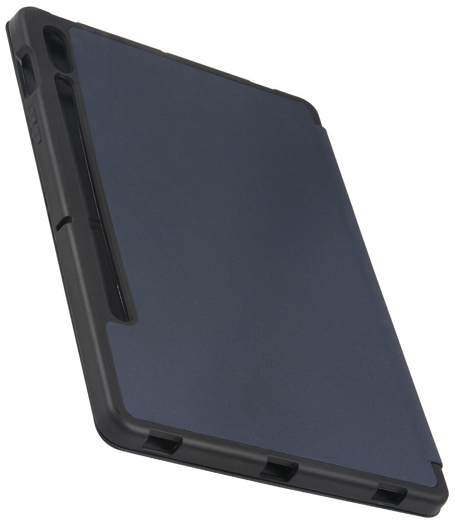 Чехол Red Line с силиконовой крышкой для Samsung Tab S7 (2020) подставка Y, со слотом, синий - фото №5