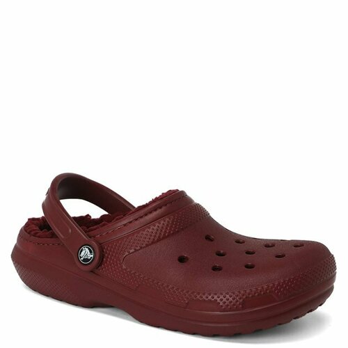 Шлепанцы Crocs, размер 38/39, бордовый