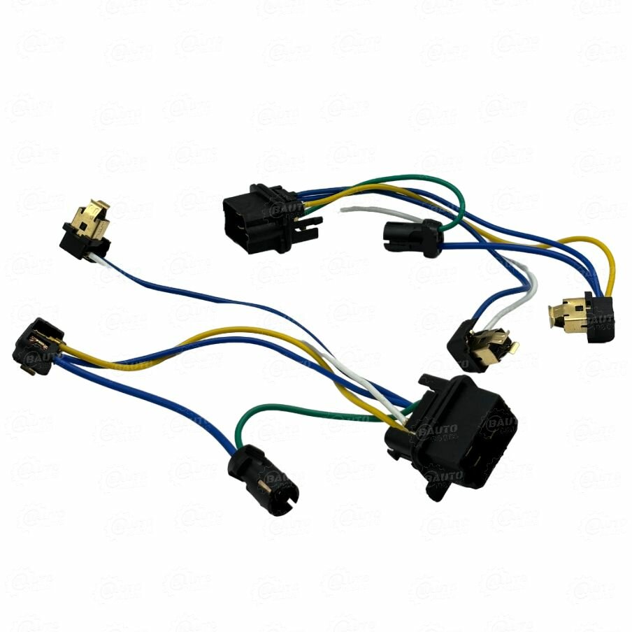 фото Разъём фары (BOSCH) для Lada 2110, 2111, 2112 с проводами в сборе (2ШТ)