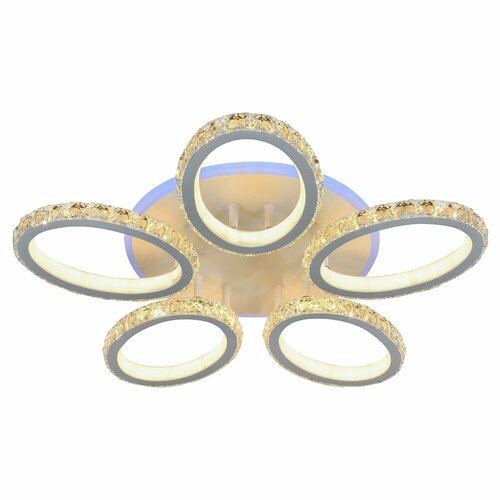 Люстра потолочная светодиодная с пультом Хрустальные сферы мощность 178 Вт На комнату 15 метров от Getogazov Family 6715₽