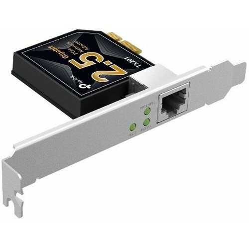 d link pci express network adapter 1x1000base t TP-Link TX201 Сетевой адаптер PCIe 2,5 Гбит/с