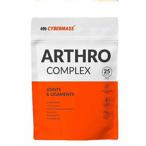 cybermass glutamine 200 гр апельсин Arthro Complex Cybermass 200 г (Апельсин)