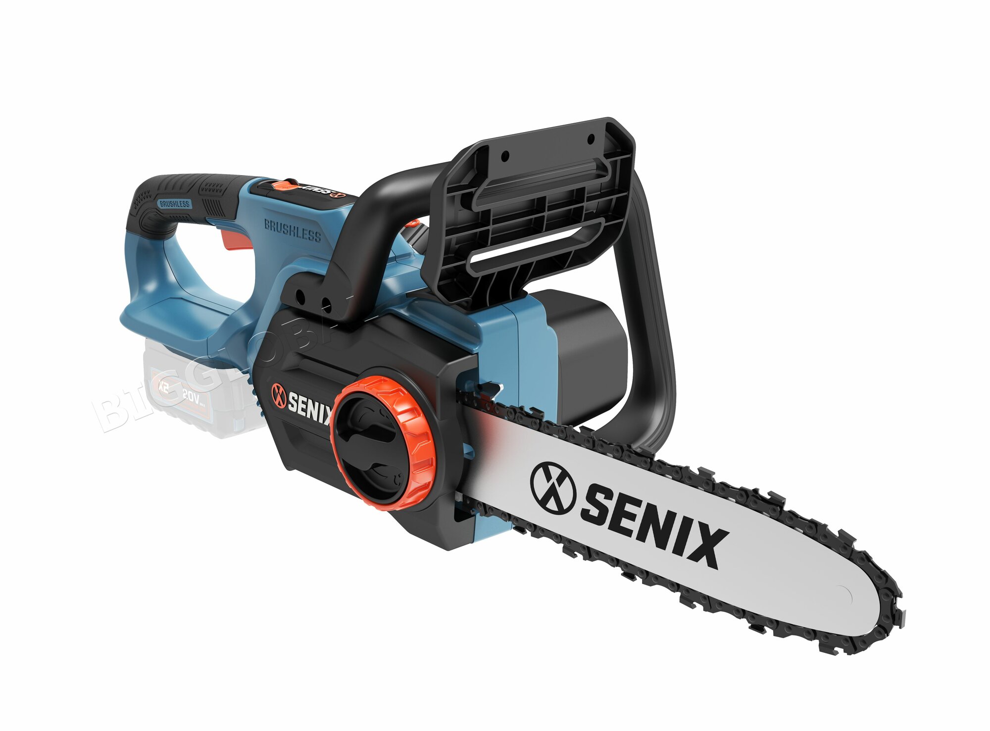 фото Пила цепная электрическая SENIX CSX2-M-EU (без АКБ и ЗУ)