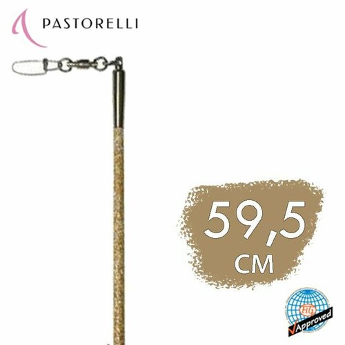 Палочка PASTORELLI Glitter 59,50см. 00412 Золотой с черным грифом FIG