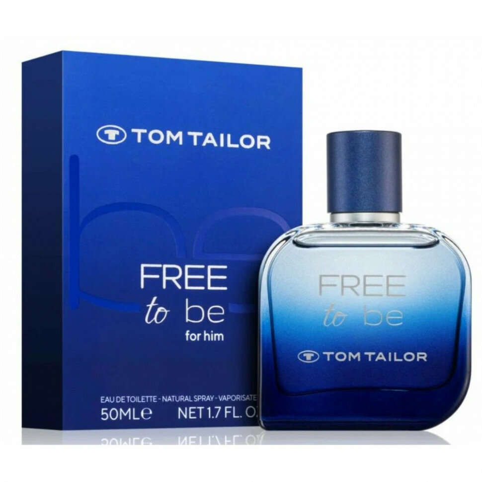 Tom Tailor Мужской Free To Be For Him Туалетная вода (edt) 50мл — фото 1