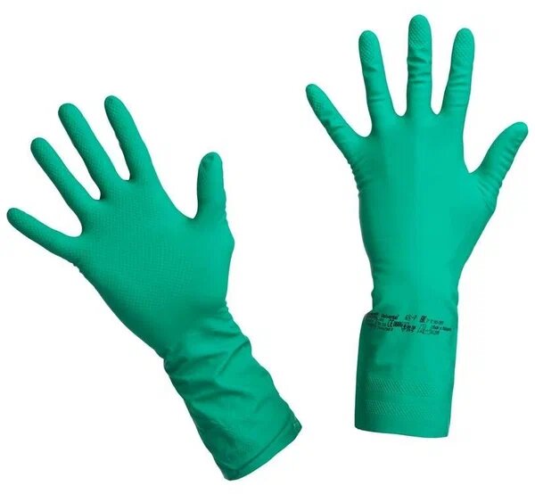 Перчатки Vileda Professional Универсальные, 1 пара, размер XL, цвет зелeный