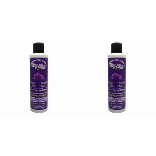 Galacticos Бальзам для волос Нейтрализация желтизны, Аметистовый жемчужный блонд, 1000 мл, 2 шт.