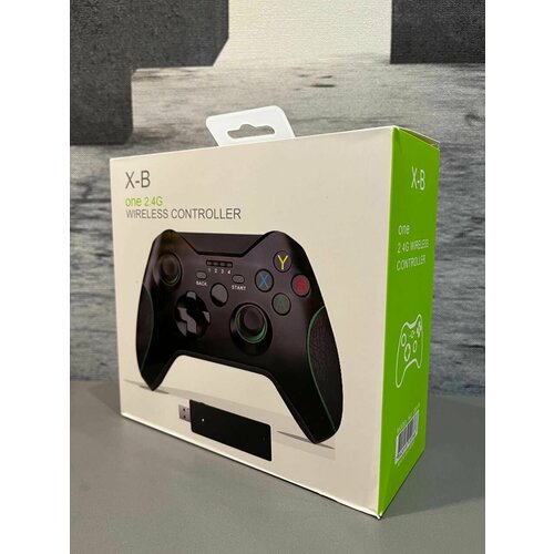 Беспроводной геймпад джойстик для игровой приставки и ПК черный 299000₽