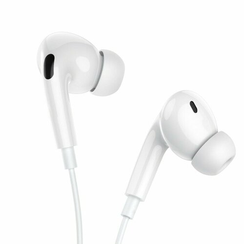 Наушники Hoco M101 Pro проводные вакуумные микрофон 12 м белые 389₽