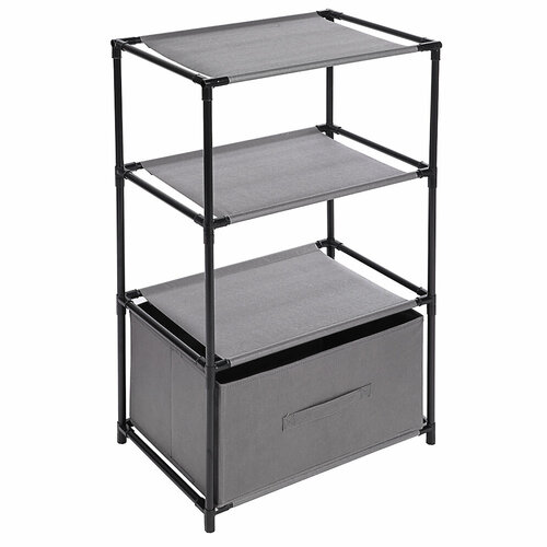 VETTA Этажерка для хранения 3-ярусная с ящиком спанбонд 2143₽