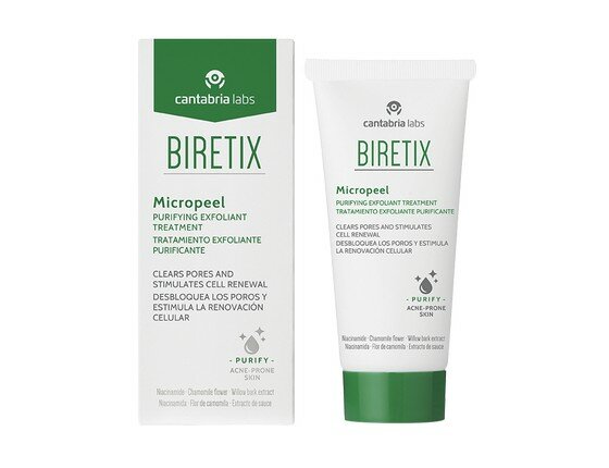 BIRETIX Micropeel - Очищающий скраб-эксфолиант Cantabria Labs 50ml