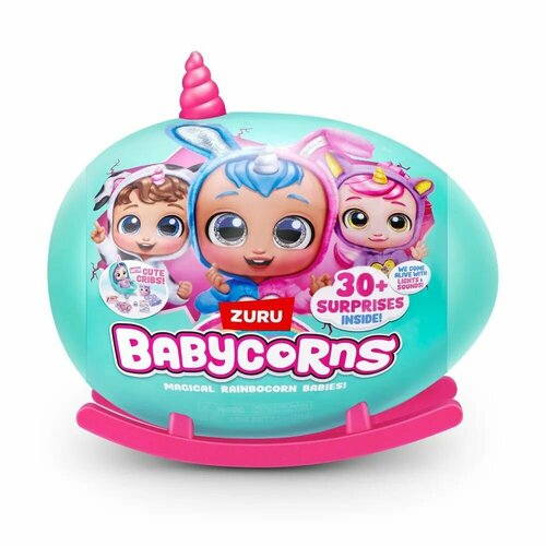 Игрушка-сюрприз ZURU BABICORNS большие куколки Ярко-розовый рог 92108 5900₽