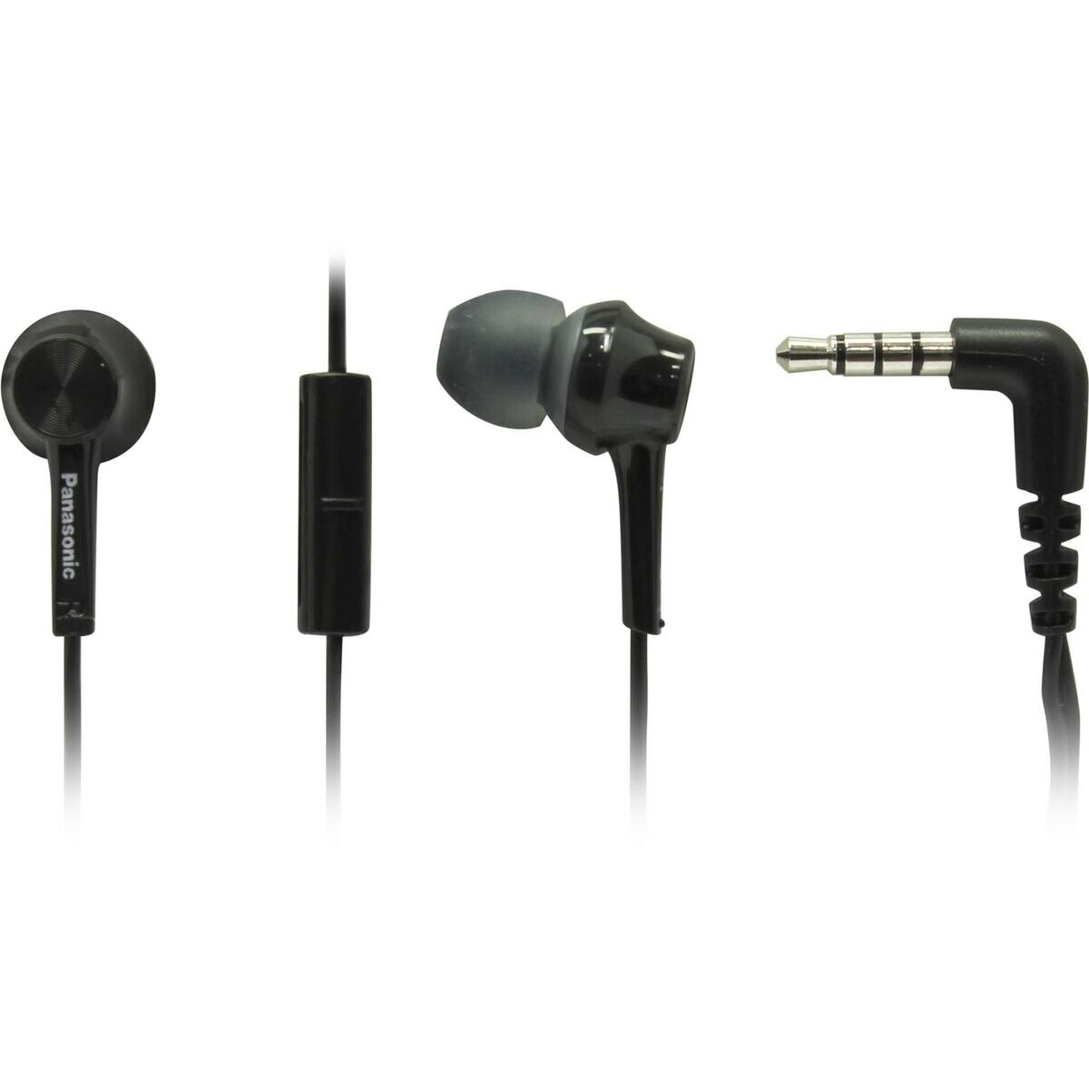 Наушники с микрофоном Panasonic Comfort Fit RP-TCM115GC Black