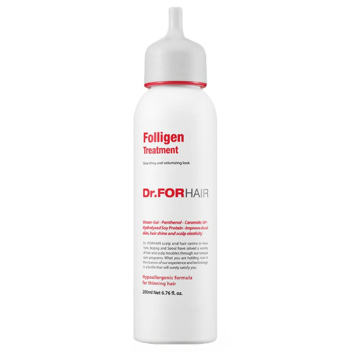Укрепляющий кондиционер для ослабленных волос Dr. For Hair Folligen Treatment, 200 мл