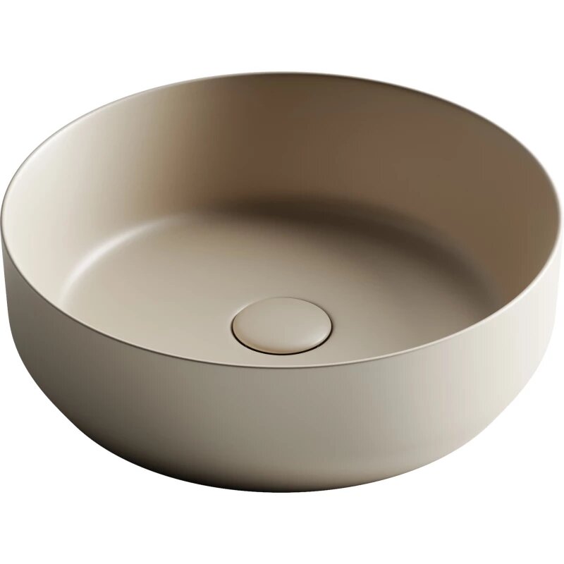 Раковина Ceramicanova Element CN6022MC накладная, Ø39 см, капучино матовая