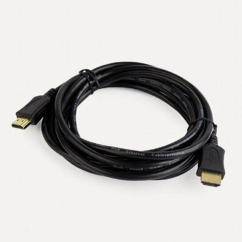 Изображение товара Bion Кабель HDMI v1.4, 19M/19M, 3D, 4K UHD, Ethernet, CCS, позолоченные контакты, 10 м, черный (BXP-CC-HDMI4L-100)