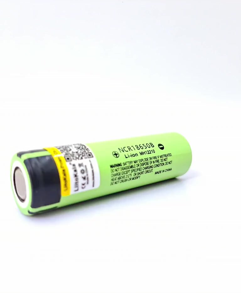 Аккумулятор LiitoKala 18650 Li-ion 3.7В 3400mAh до 10А незащищенный, 2 шт. для фонаря, Power Bank — фото 1