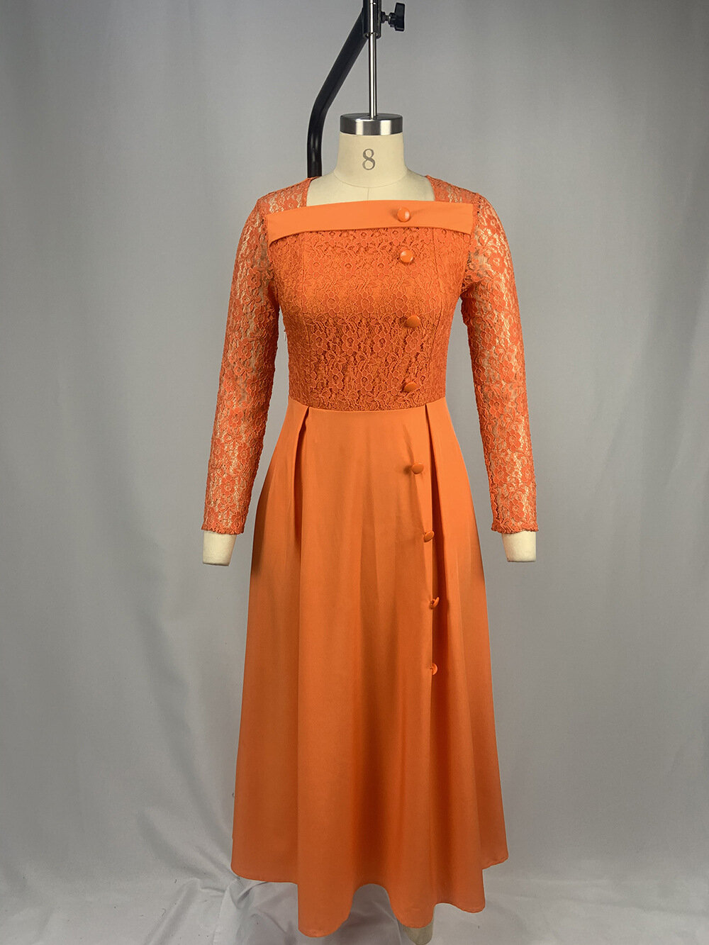 Платье DRESS, размер CN 2XL, оранжевый
