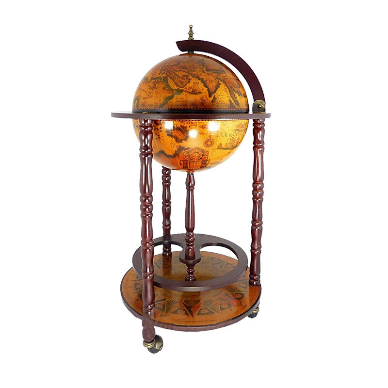 Глобус-бар напольный, диаметр 33 см